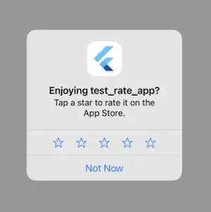 Rate app dialog